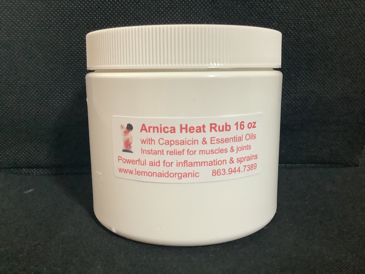 Arnica Heat Gel 16 oz Professional & Family Size