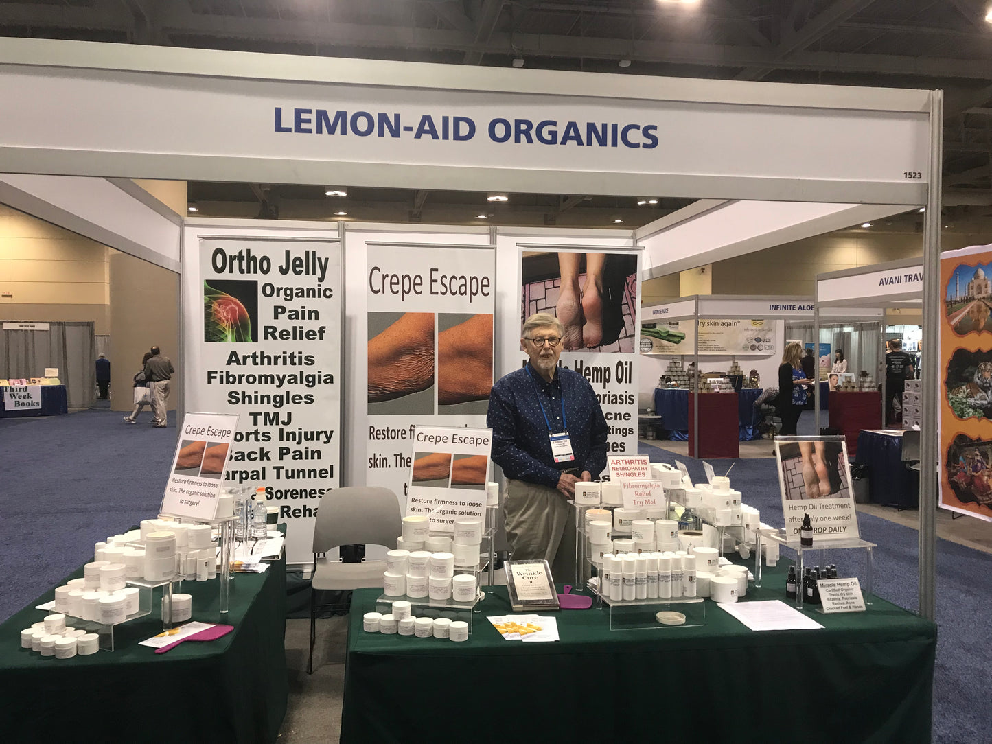 Ortho Jelly and Lemon Aid Organics Trade Shows