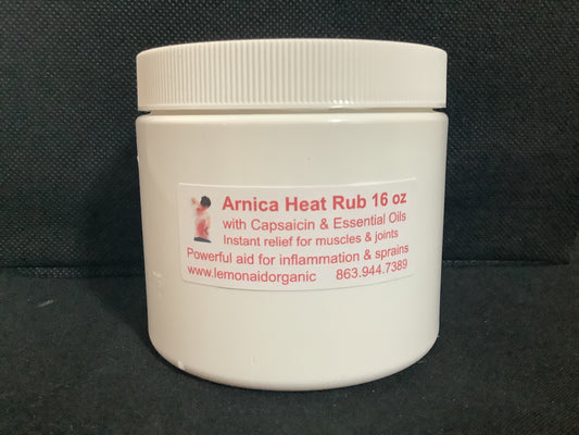 Arnica Heat Gel 16 oz Professional & Family Size