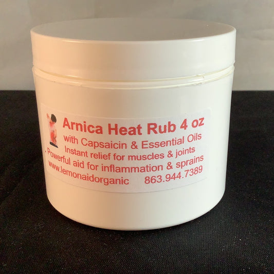 Arnica Heat Rub 4 oz