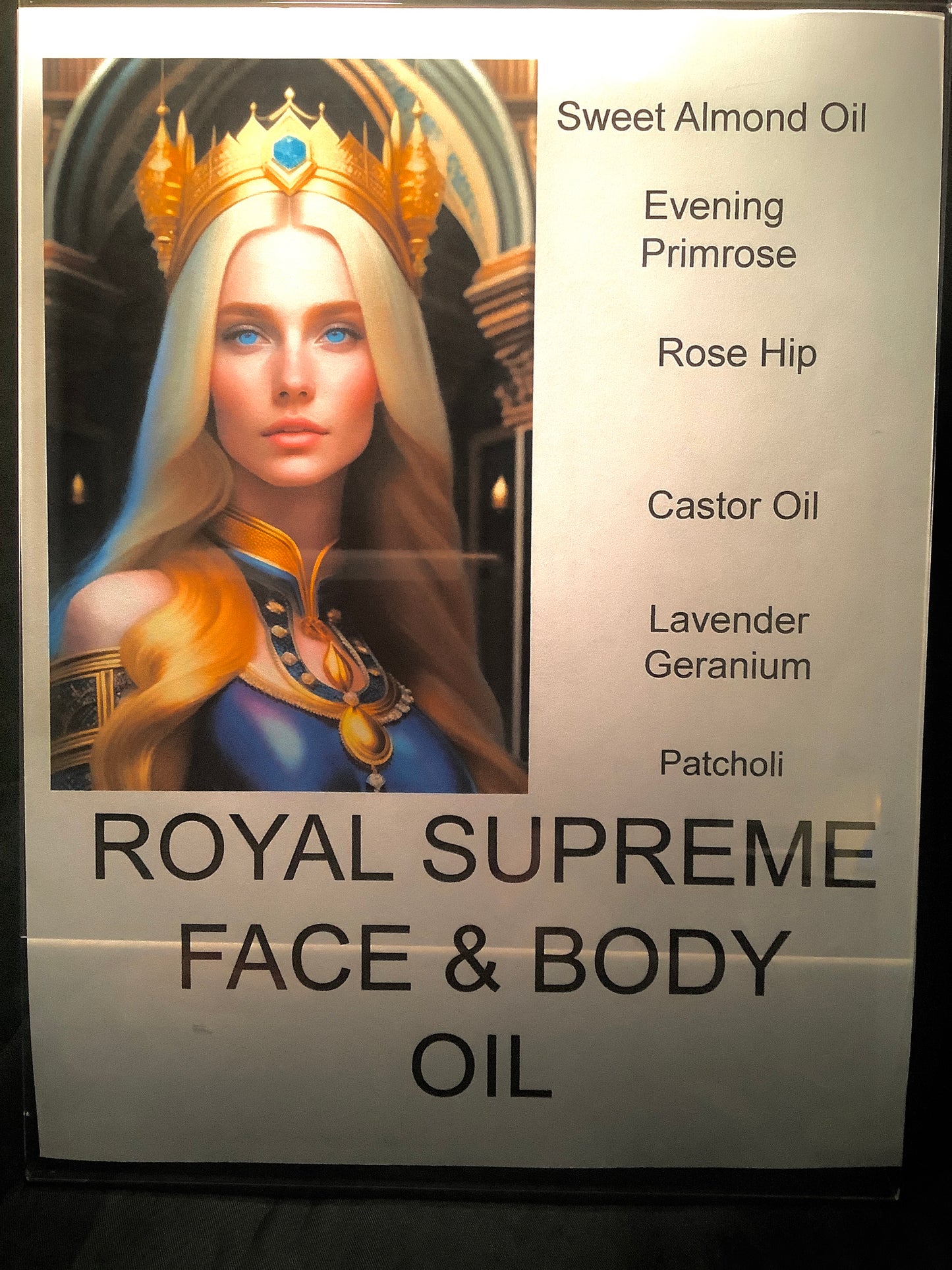 ROYAL SUPREME FIRMING FACE AND BODY OIL 4oz