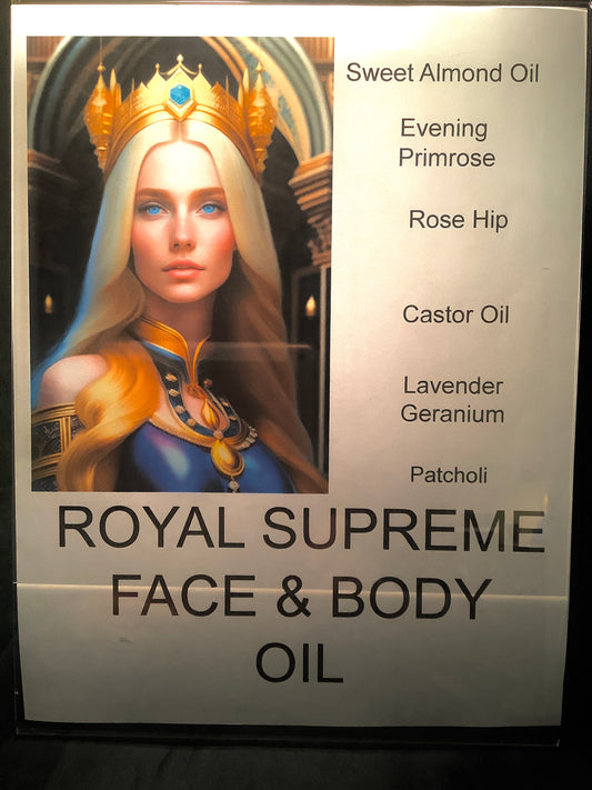 ROYAL SUPREME FIRMING FACE AND BODY OIL 4oz